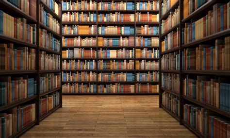 Library-aisle-with-wooden-shelves-and-hundreds-of-books-539673956-hd | 響林社