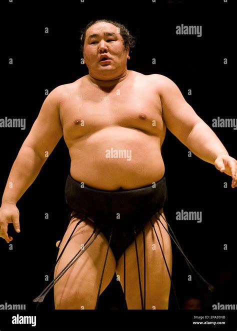 Grand sumo wrestler Asashoryu wins the Grand Sumo Tournament by ...