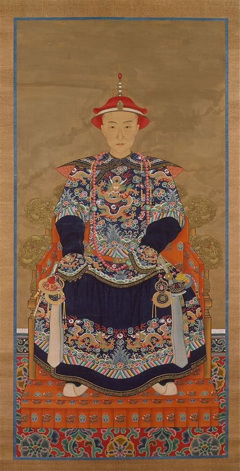 Unidentified Artist | Portrait of Qianlong Emperor As a Young Man ...