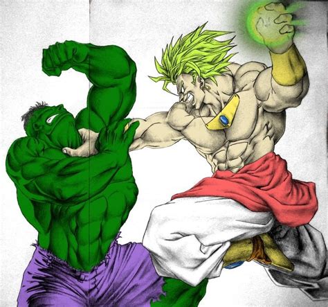 Broly vs. The Incredible Hulk | Anime dragon ball, Dragon ball z, Magical creatures