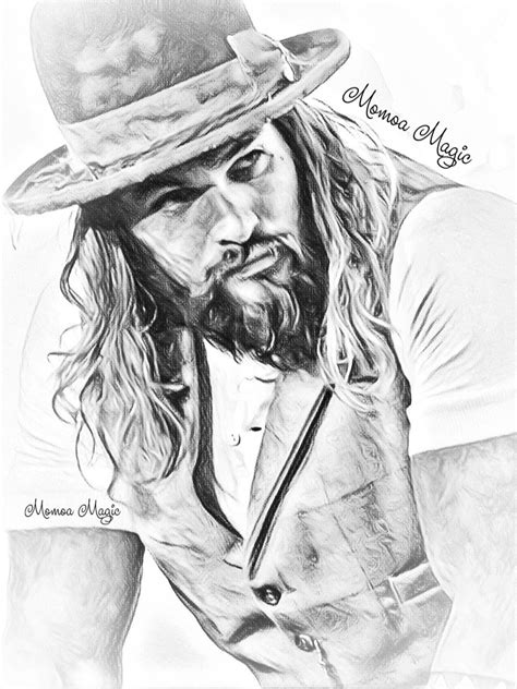 Pin by Jacqueline Sadan on Jason Mamoa Art | Jason momoa, Sketches, Male sketch