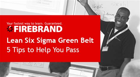 5 Tips to Help You Pass Your Six Sigma Green Belt Exam | Certification News