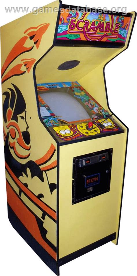 Scramble - Arcade - Artwork - Cabinet