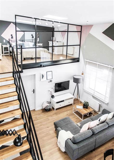 Loft Apartment Features Modern Scandinavian Interior with Industrial ...