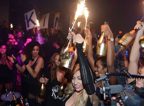 Champagne & Sparklers from Kim Kardashian's Las Vegas Birthday Party ...