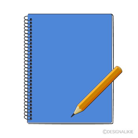 Notebook and Pencil Clip Art Free PNG Image｜Illustoon