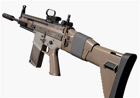 SCAR-H Assault Rifle | CGTrader