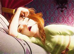 Snoring GIF - Anna Frozen Sleep - Discover & Share GIFs | Anna disney ...