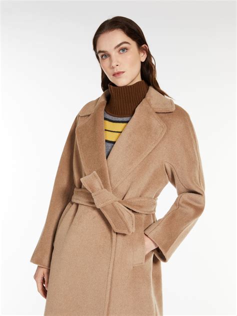 Wool, alpaca and mohair coat, camel | Weekend Max Mara