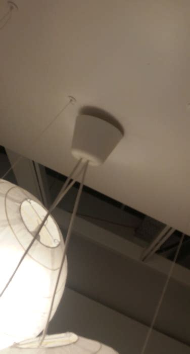Problem hanging ceiling lamp with cord set (from Ikea) - Home Improvement Stack Exchange