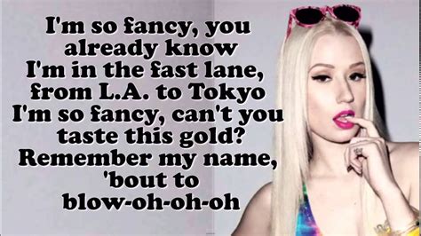 Iggy Azalea - Fancy (Lyrics On Screen) - YouTube