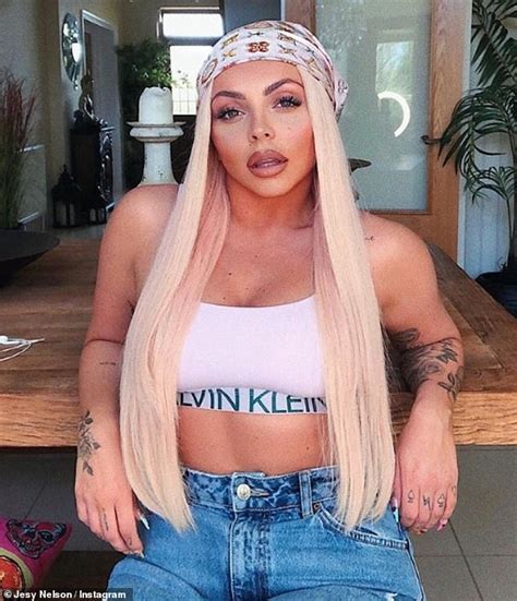 Newly-single Jesy Nelson shares sultry selfies in a blonde bombshell ...