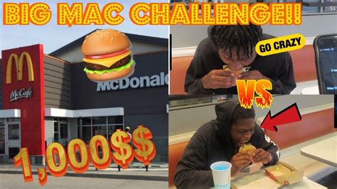 BIG MAC CHALLENGE!!! GO CRAZY!! - YouTube