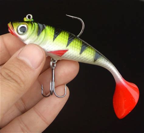 Aliexpress.com : Buy 5pcs/Lot Soft Lures Swimbait 8.5cm 11.5g Lead ...