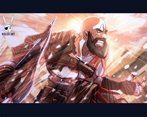 Fanart I made of Kratos, I hope you like it : r/AnimeART