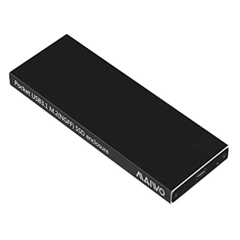 M.2 external enclosure, USB-C, USB 3.1 Gen2, 10 Gbps, black 1458 | Fyndiq