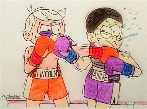 Boxing Match: Lincoln Loud vs Ronnie Anne by ThitikornArtist on DeviantArt