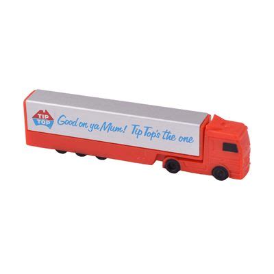 Truck USB Flash Drives include a lid to protect the USB connector.