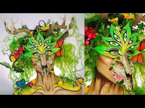 Psychedelic Deer - Makeup Tutorial - YouTube