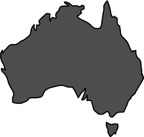 Australia Outline Map | PNGpix.com