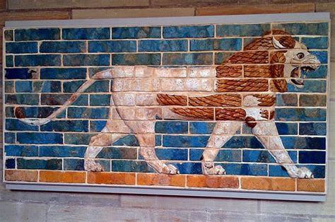 Ishtar Gate lion, at the Yale Art Gallery | Karen Green | Flickr