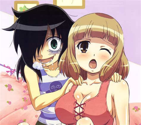 WataMote.Tomoko Kuroki.Yu Naruse Android wallpaper.2160×1920 – Kawaii ...