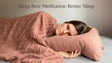 Deep rest meditation: Better sleep - YouTube