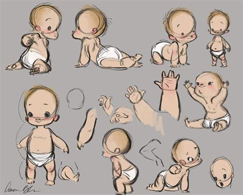 Twitter | Baby drawing, Baby illustration, Character design