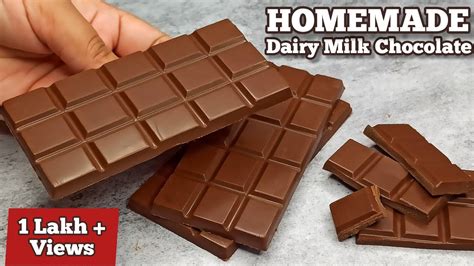 How to Make Dairy Milk Chocolate Bar at Home ! Silky Smooth Milk Chocolate Recipe - YouTube