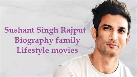 Sushant Singh Rajput Biography family Lifestyle movies News