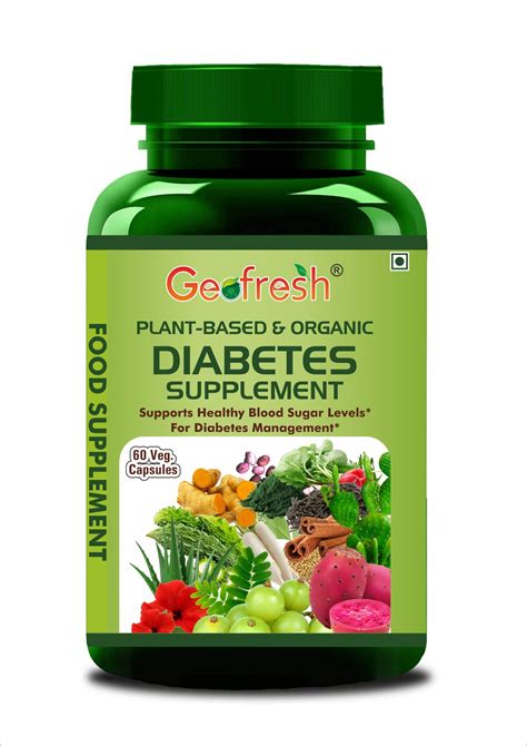 Diabetes Supplement Capsules, Packaging Type: Bottle, Rs 425 /bottle | ID: 17321178788