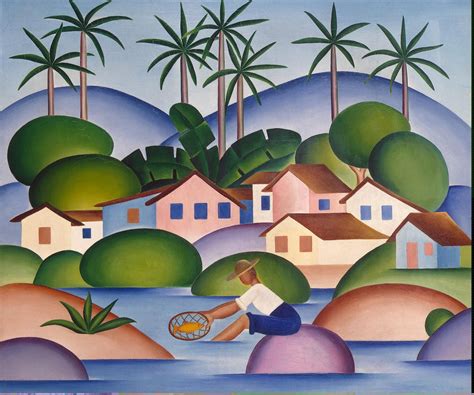 An Angler, c.1925 - Tarsila do Amaral - WikiArt.org