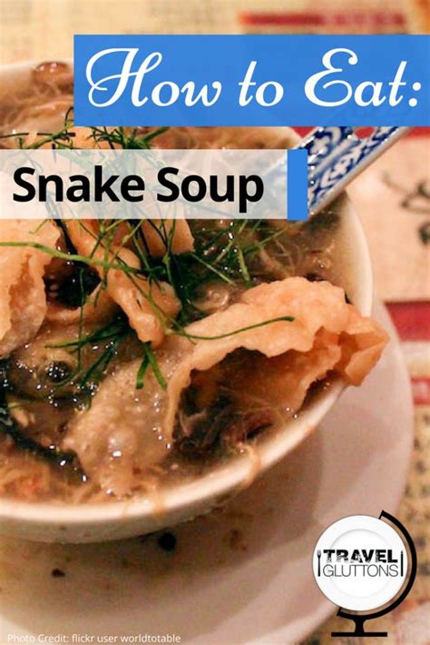 How to Eat: Snake Soup | Travel Gluttons