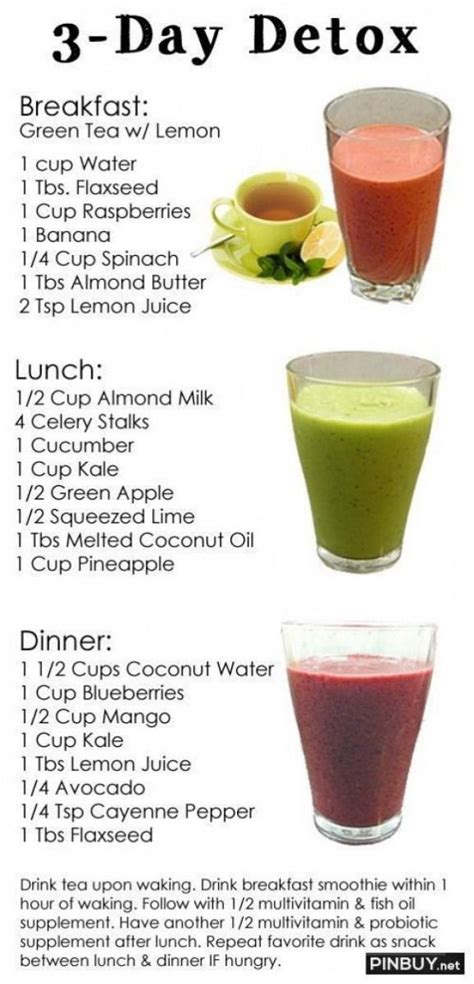 Dr. Ozs 3-Day Detox Cleanse. - Healthy Food for Fitness #fatlossdiet ...