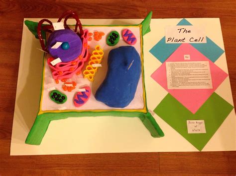 a cake made to look like a cell phone with the words the plant cell on it