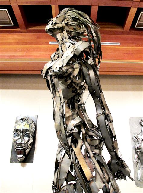 Woman Metal Art Sculpture, created by Joel Sullivan of Iron Designs in ...