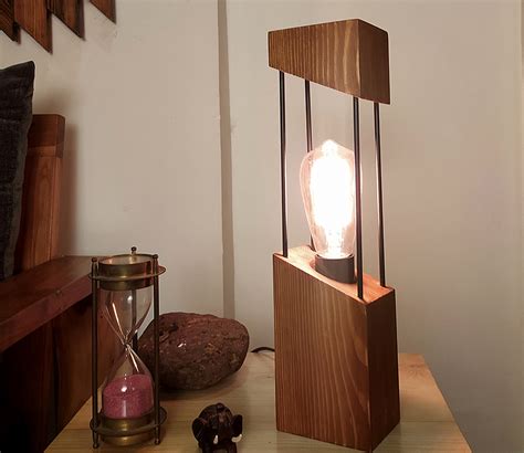 Buy Diagon Brown Wooden Table Lamp Online in India at Best Price - Modern Table Lamps - Lamp and ...