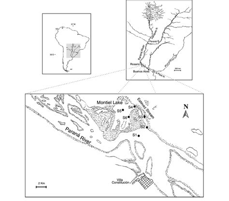 Paraná River Basin showing the location of the study area in the... | Download Scientific Diagram