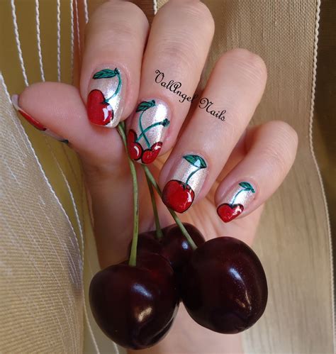 ValAngel Nails Art: Nail art cherry