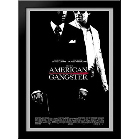 American Gangster 28x38 Large Black Wood Framed Print Movie Poster Art - Walmart.com - Walmart.com