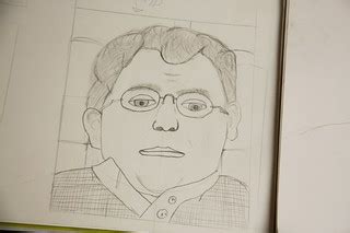 compare-sketches of dad | Sprite's sketch of her dad 2nd sem… | Flickr