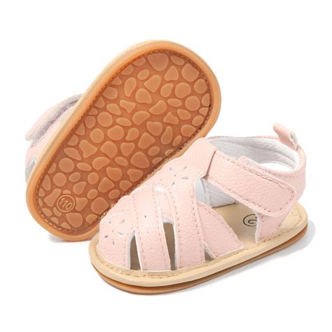 Meckior Baby Boys Girls Sandals Infant Closed Toe Crib Shoes for First ...