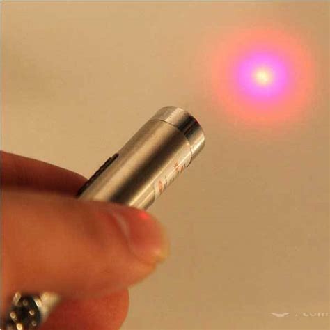 LilacLine Mini Chromed Laser Pointer Keychain Blue Red Light Mini Torchlight|light wave|light ...