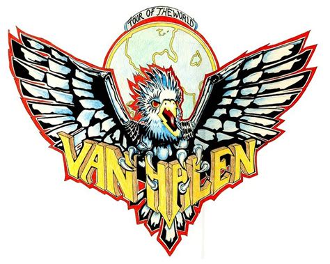 Van Halen 1984 Tour of the World | Van halen logo, Van halen, Rock posters