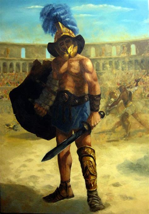 Gladiators dueling in the Colosseum Ancient Rome, Ancient Greece, Ancient Art, Ancient History ...