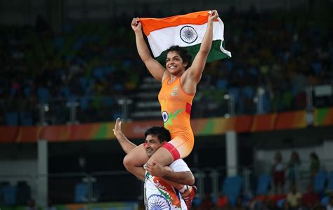 Ten Photos of Sakshi Malik Celebrating her Historic Bronze Medal