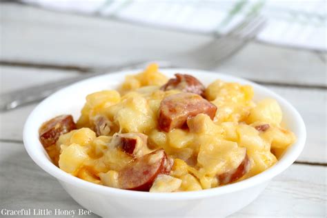 Slow Cooker Sausage and Potato Casserole - Graceful Little Honey Bee