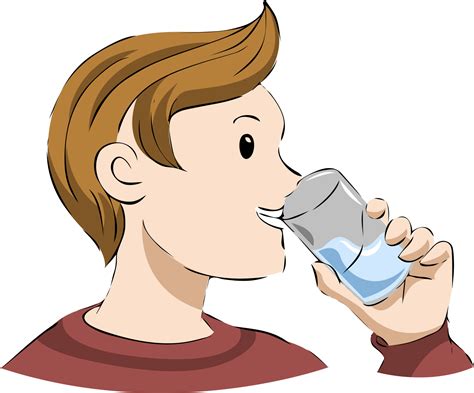 Drinking water png graphic clipart design 20001495 PNG