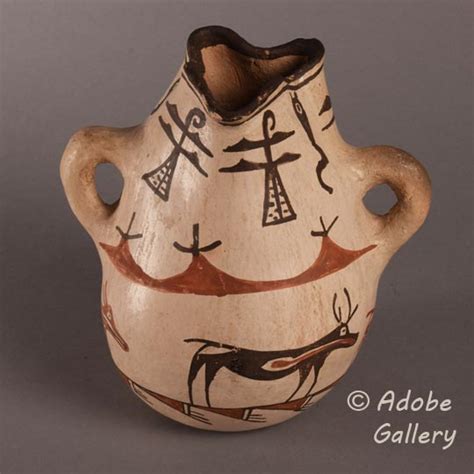 Zuni Southwest Indian Historic Pottery C4759N - Adobe Gallery, Santa Fe