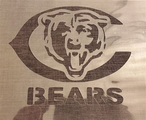 High Quality Chicago Bears Stencil | Etsy